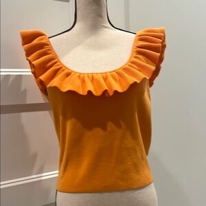 Endless Rose Ruffled Sleeveless Sweater